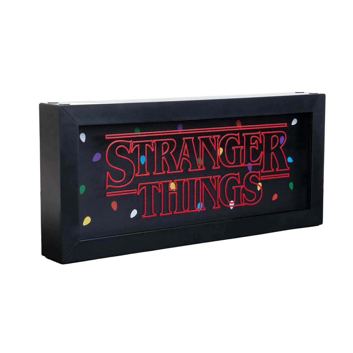 Grupo Erik Stranger Things lamp front view with soft glow for cozy ambiance
