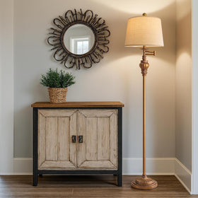 G-SAFAVA carved resin detailing enhances vintage appeal with lasting durability.