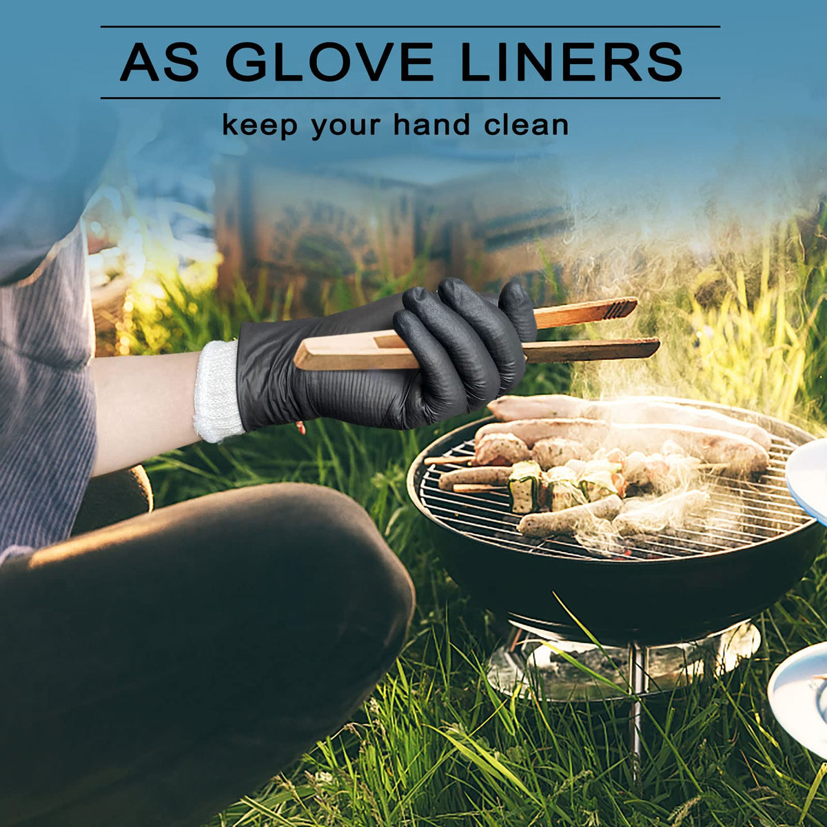 GSAFEME glove liner for cooking and grilling offering comfortable heat protection