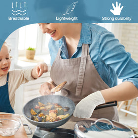 GSAFEME glove liner is washable and reusable for kitchen use