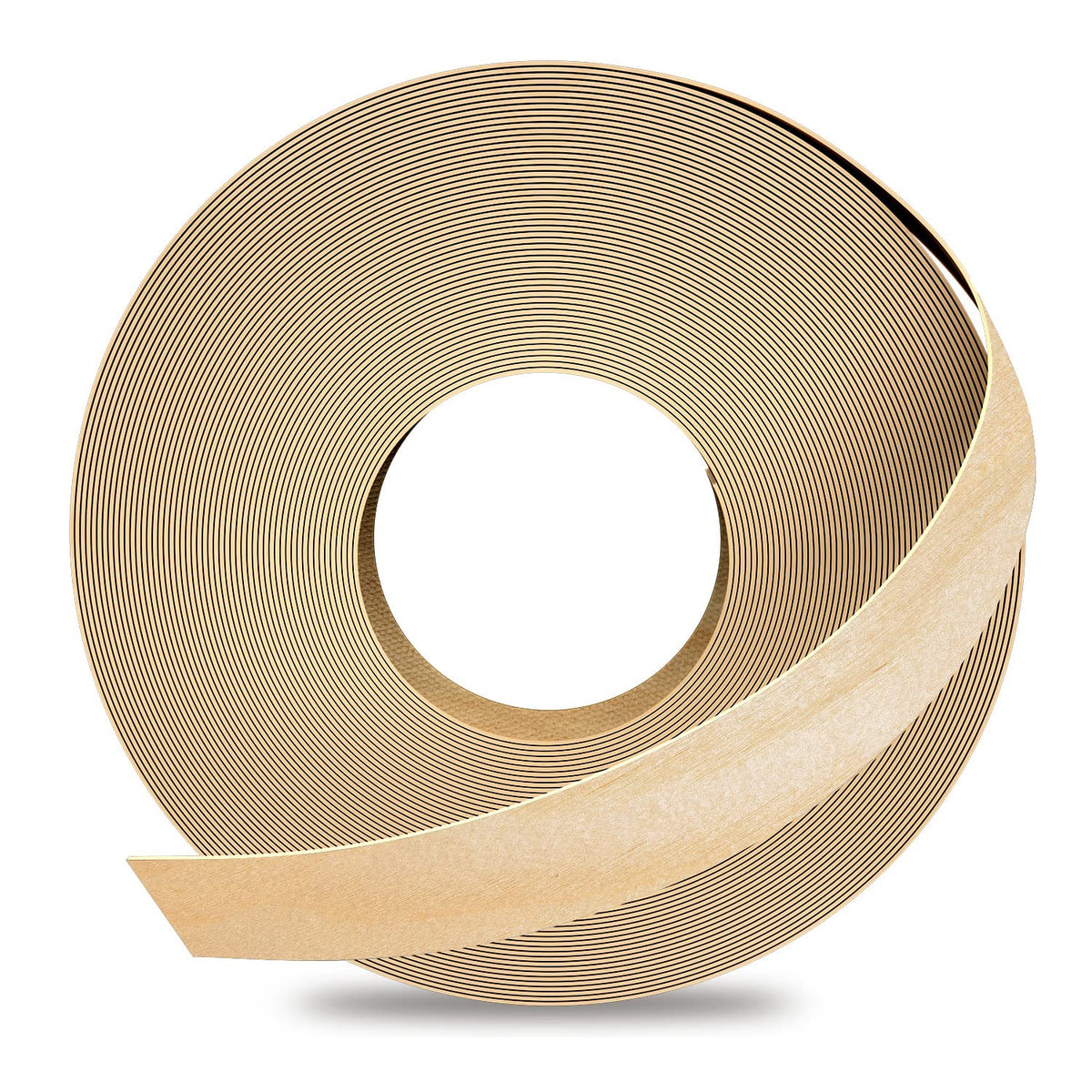 GSCIT Club Birch Edge Banding roll with flat view for cabinet repairs