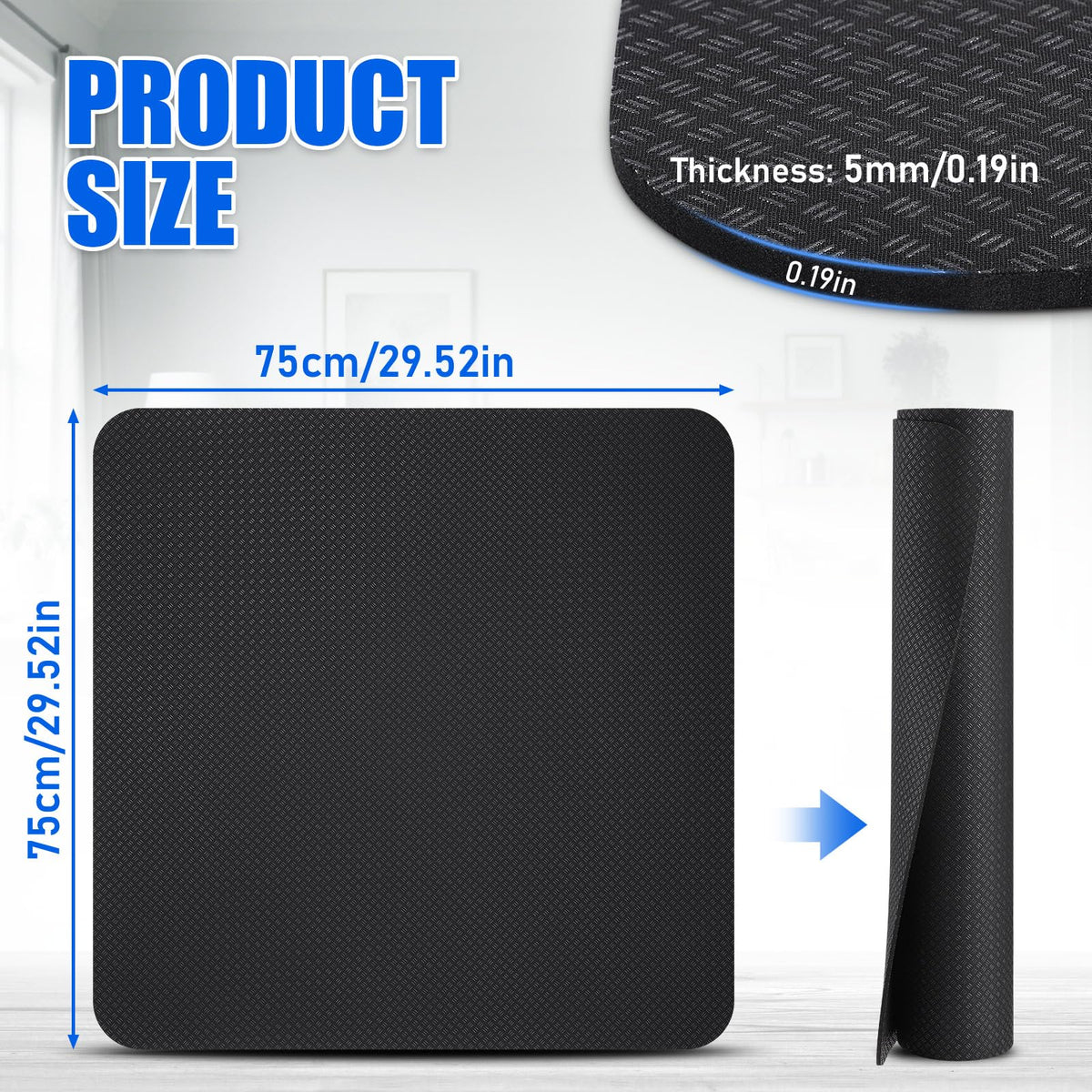 GSDOTZAP easy placement pad requires no glue or adhesives.