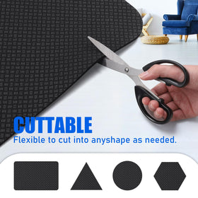 GSDOTZAP quiet anti-slip mat minimizes movement and noise.