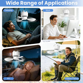 GSQQTE soft LED light provides warm cabin illumination.