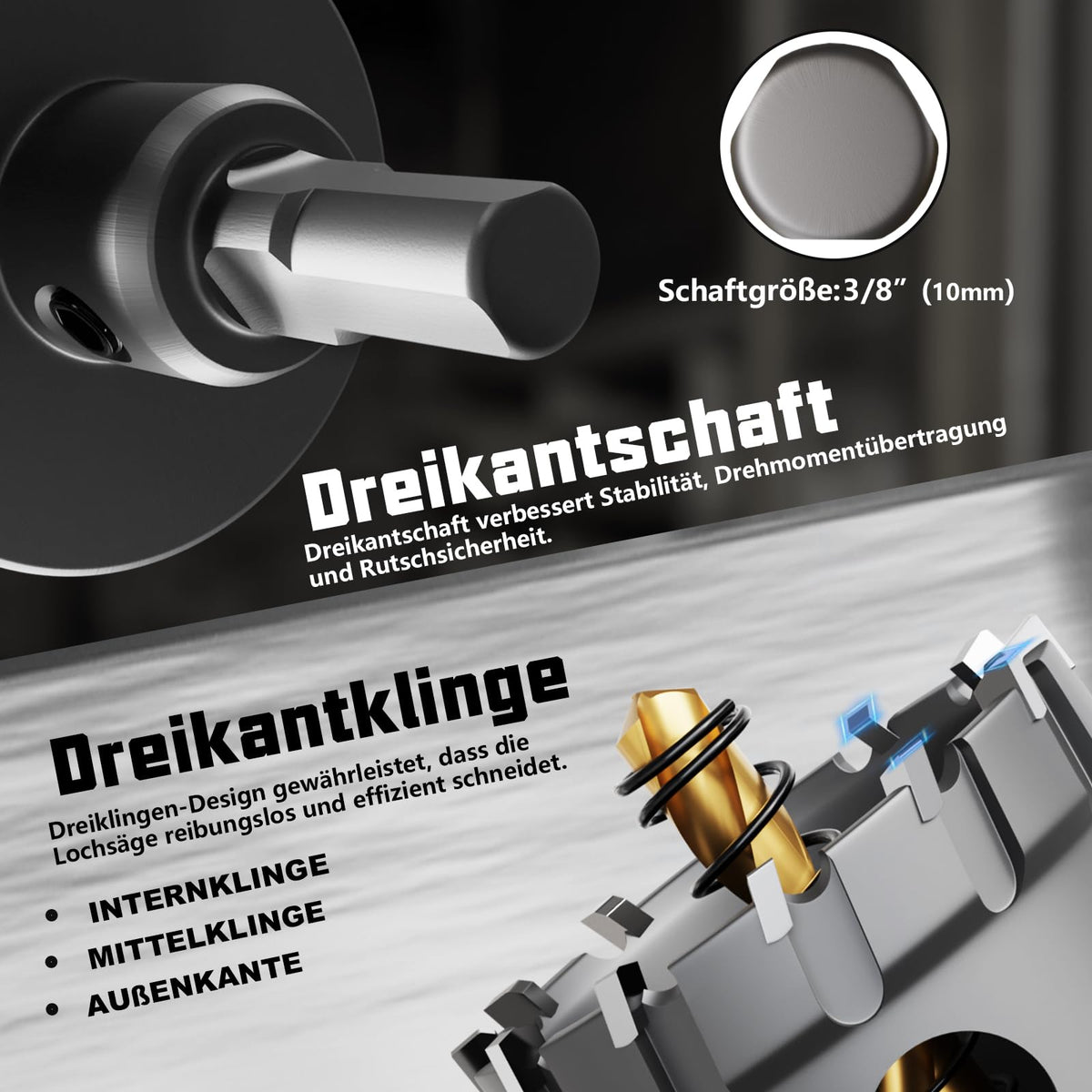 GSTK upgrade 25-5mm hole saw for larger stainless steel holes