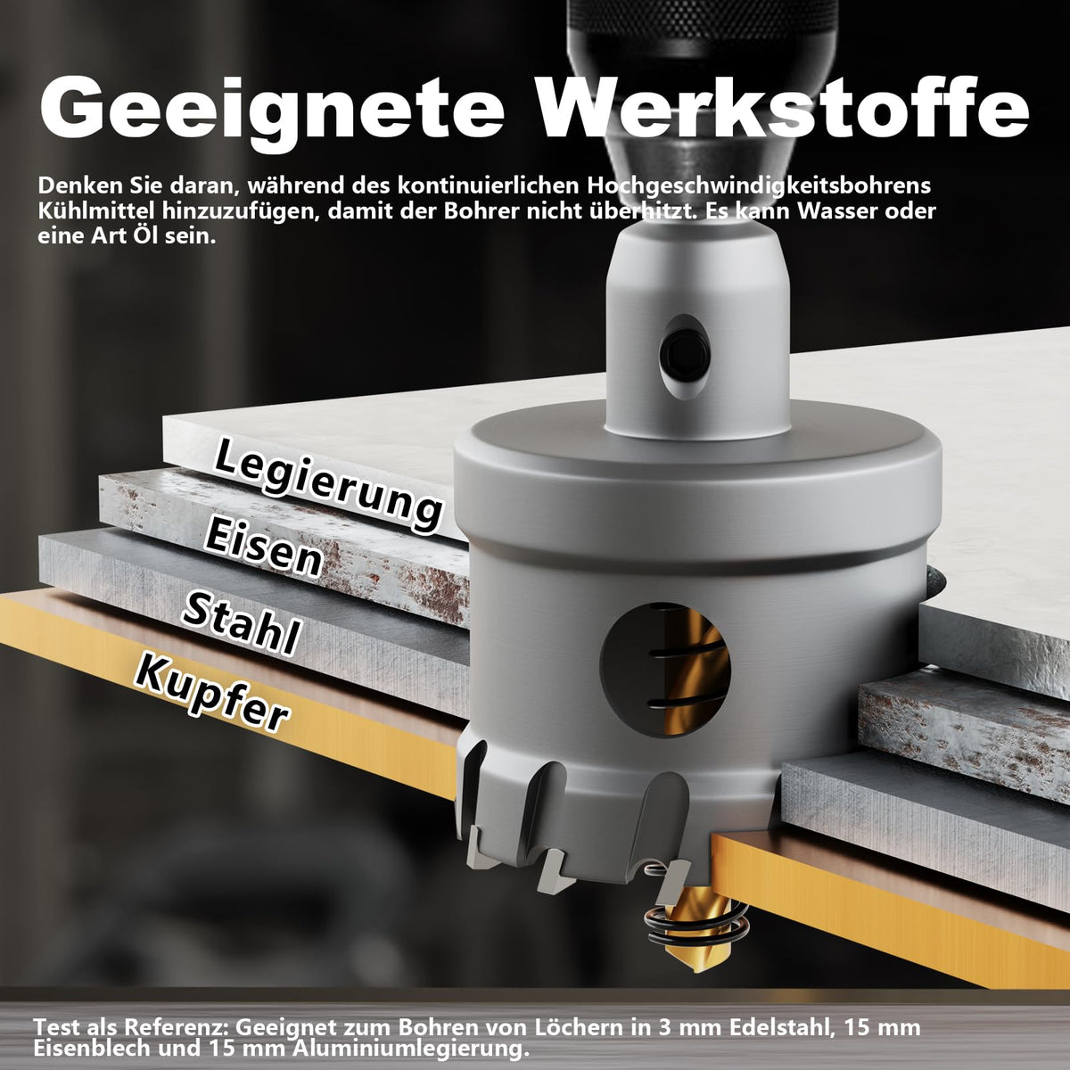 GSTK 29mm carbide blade powers through thicker metals