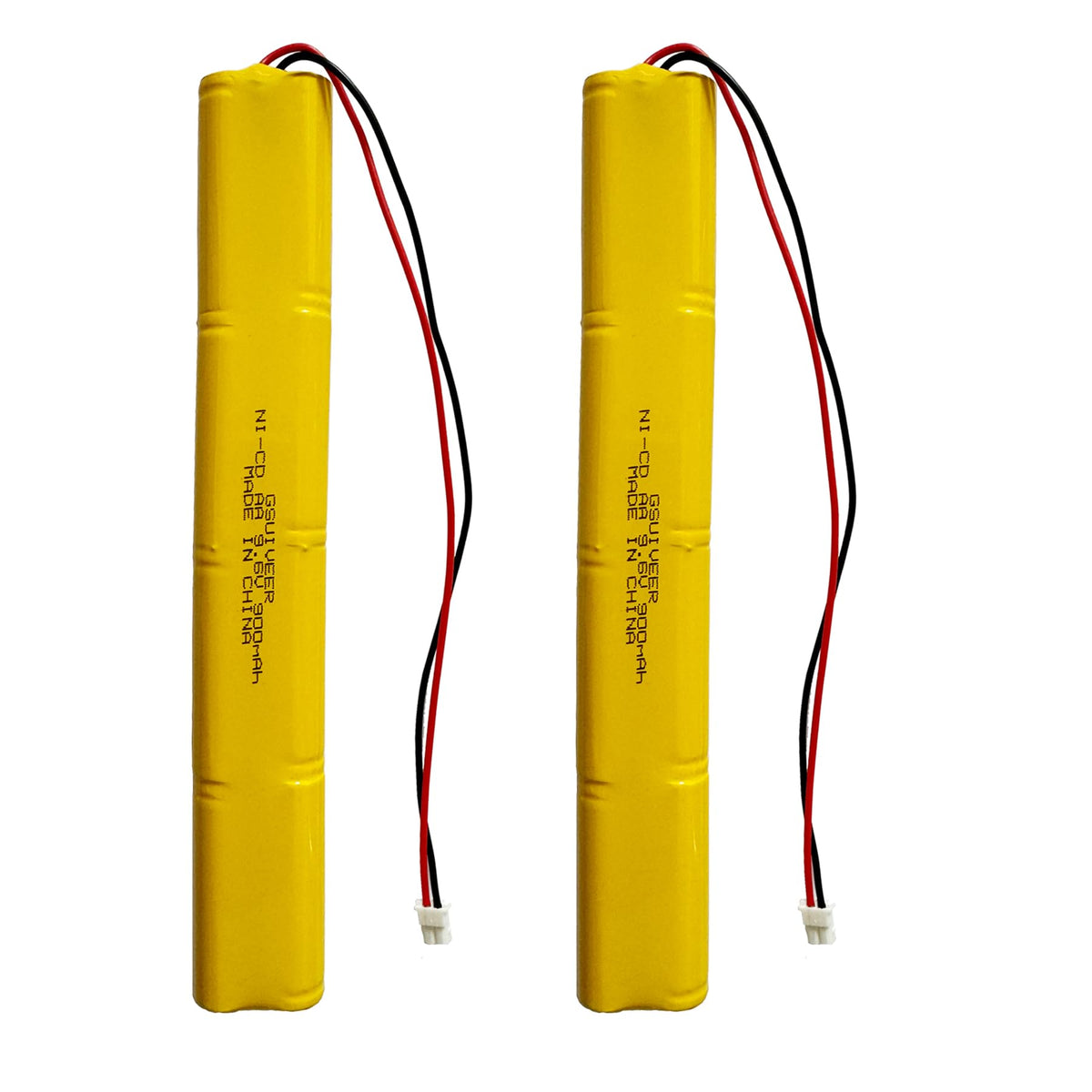 GSUIVEER 9.6V exit light battery in package, reliable power for emergency signs.