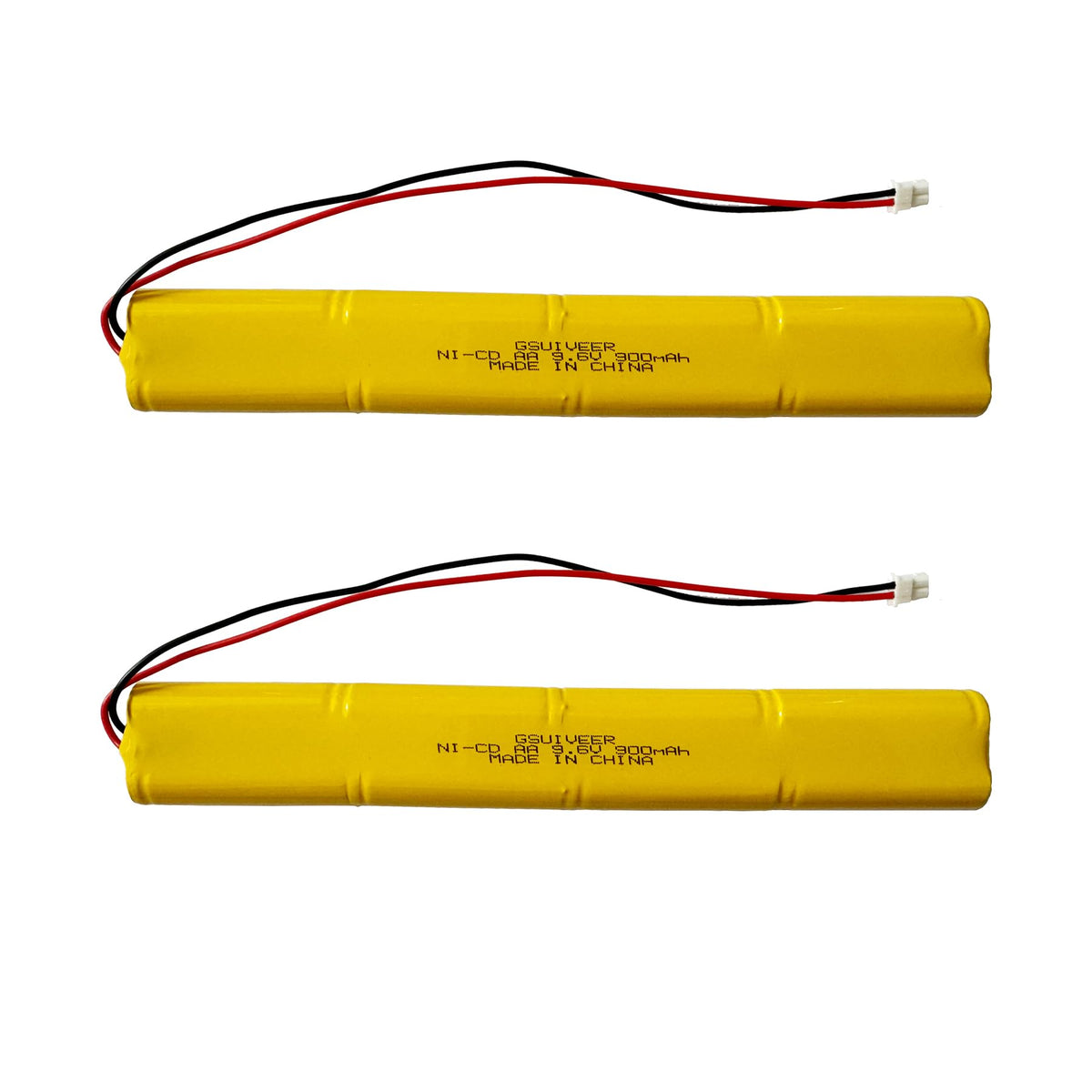 GSUIVEER battery compatible models list, powering Unitech and Lithonia exit signs.