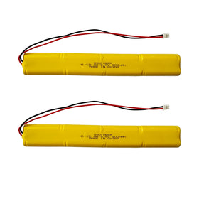 GSUIVEER battery compatible models list, powering Unitech and Lithonia exit signs.