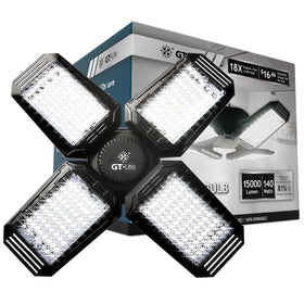 GT-Lite 15,000 lumen LED bulb front view for powerful garage illumination