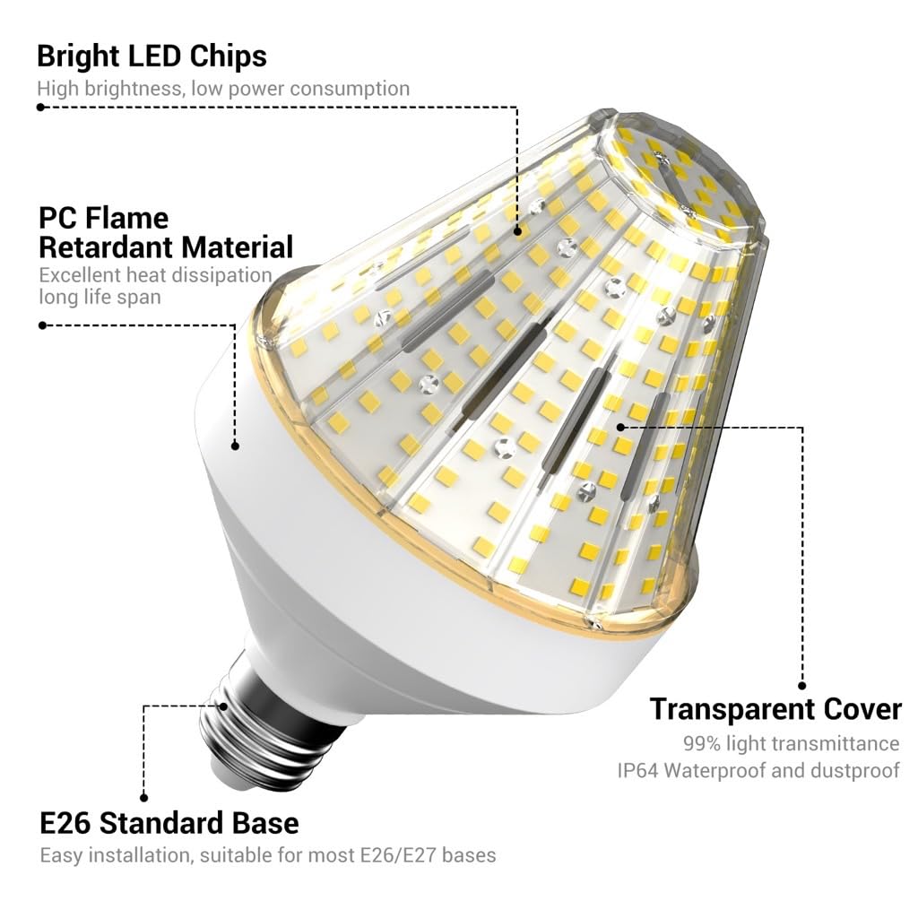 GT-Lite long-life LED bulb rated up to 25,000 hours in use.