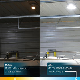 GT-Lite wide-coverage lighting over a workspace