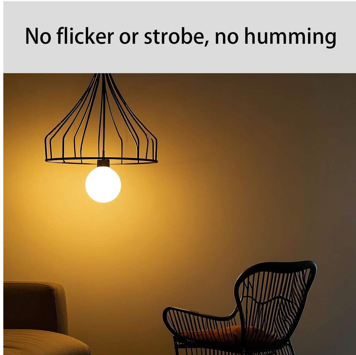 GTHAAA 2700K warm white globe delivers 360-degree soft light with low heat