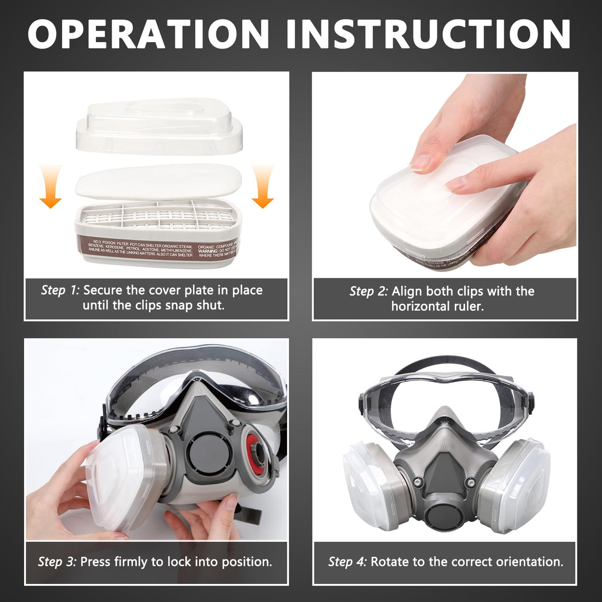 GTJiexing integrated mask and goggles enable quick, all-in-one wear.