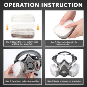 GTJiexing integrated mask and goggles enable quick, all-in-one wear.