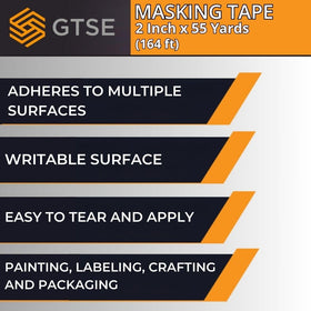 GTSE beige tape sticks reliably yet releases cleanly for quick adjustments.