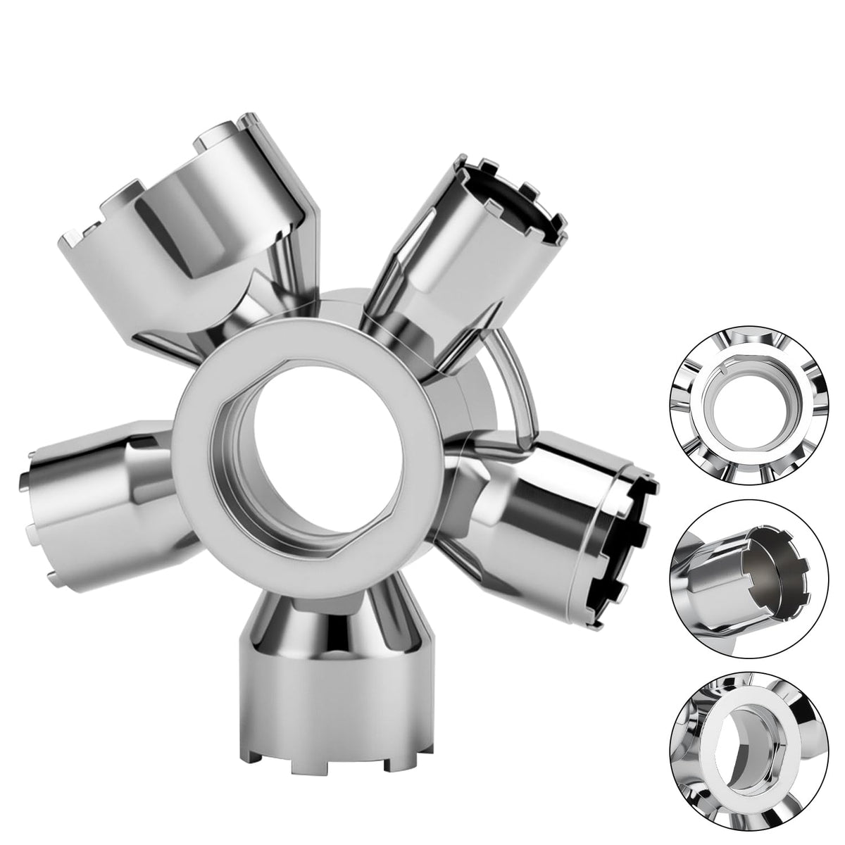 guaiboshi 10-in-1 aerator tool showing versatile universal fit for faucet maintenance
