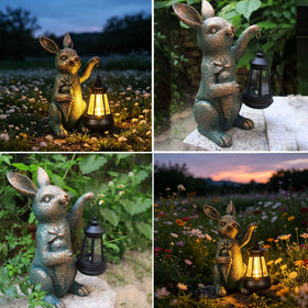 GUANFU outdoor LED resin statue designed for durable all-weather use.