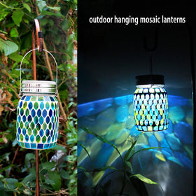 GUANFU solar glass lantern suits tree or fence displays for ambient evenings.