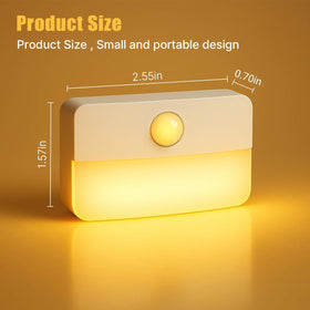 Guankai compact night lamp suitable for bedrooms or under cabinets.