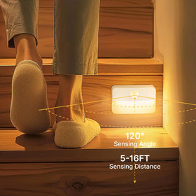 Guankai soft warm light with frosted shade providing gentle night illumination.