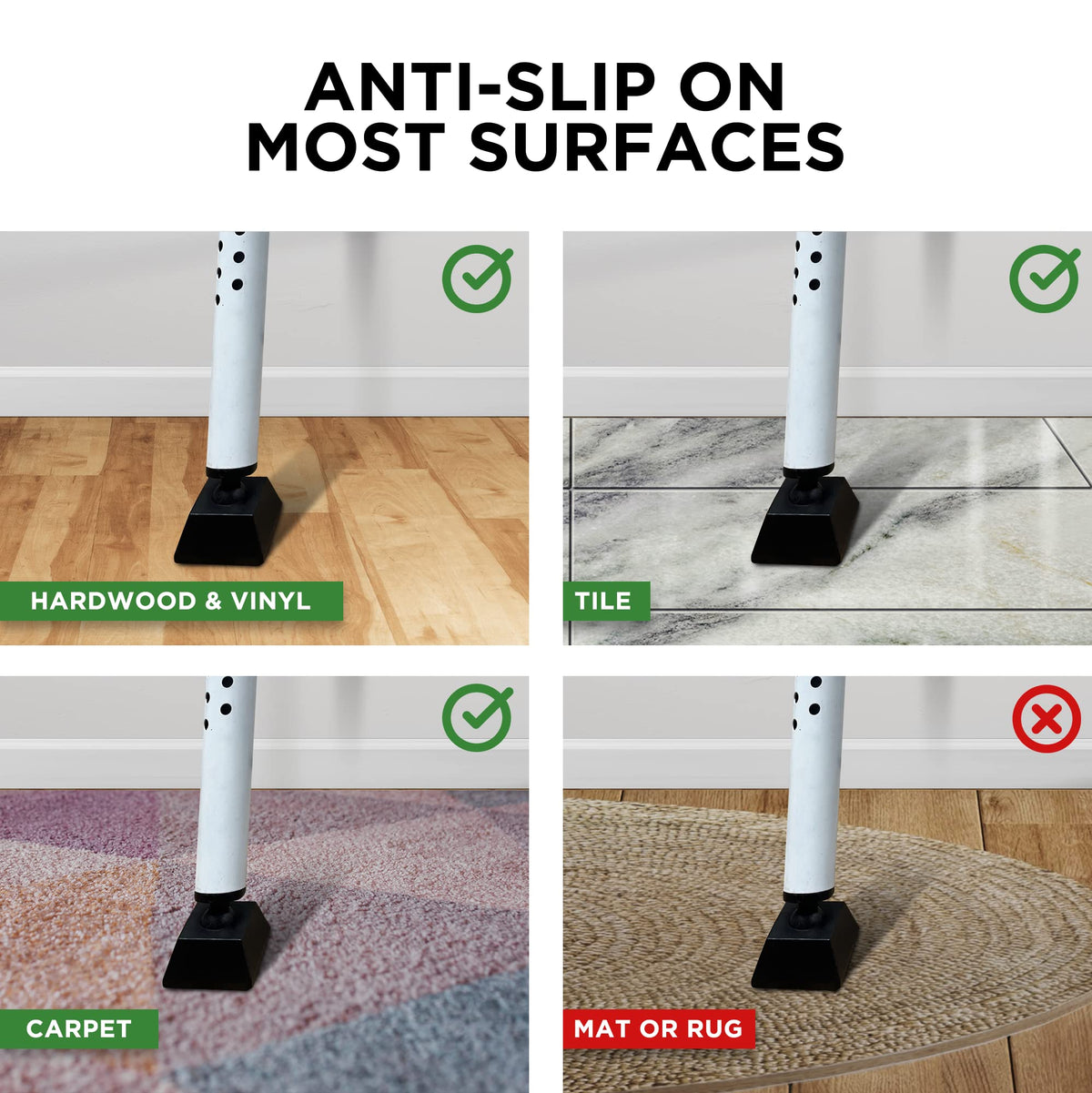 Guard Dog Security adjustable range of 40 positions demonstrates customizable fit for various doors.