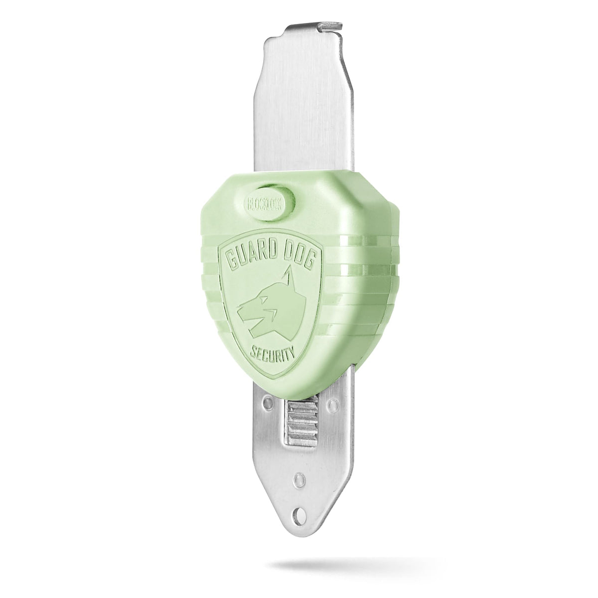 Guard Dog Security BlockLock compact door lock for portable home safety.