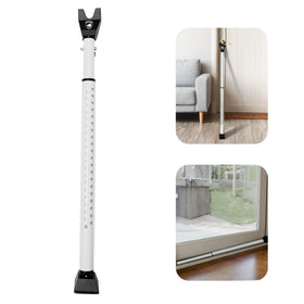 Guard Dog Security sliding door bar packaging shows compact protection for homes and hotels.