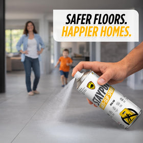 Guard Dog StayPut supports multiple surfaces like tile, wood, and concrete.