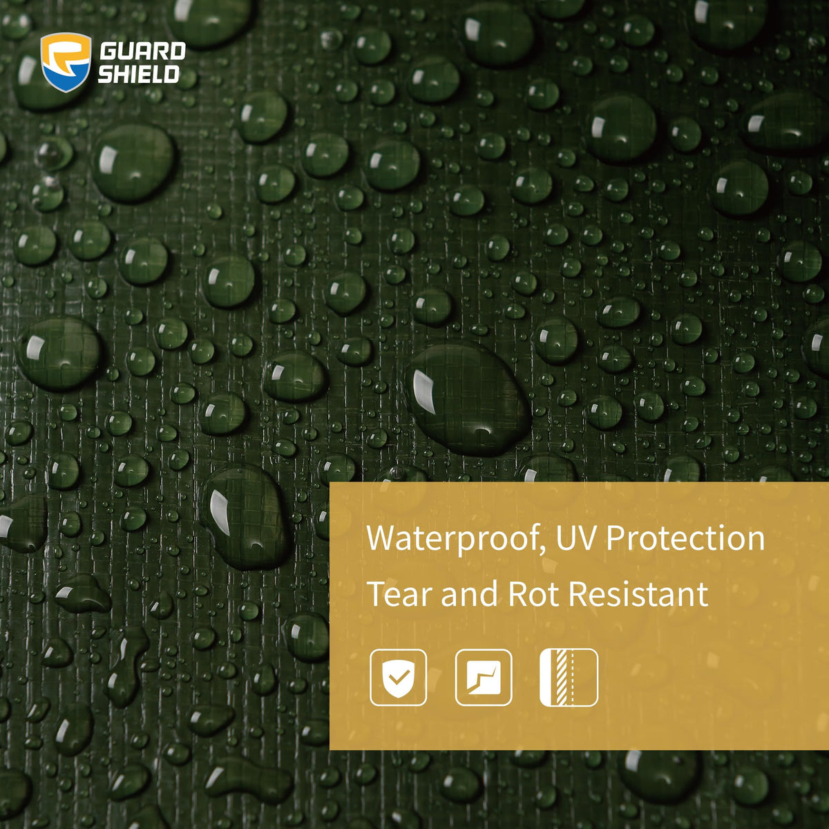 GUARD SHIELD compact storage tarp suitable for seasonal yard tasks.