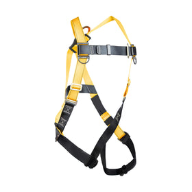 Guardian 00815 universal harness for five-point adjustment on rooftop work.