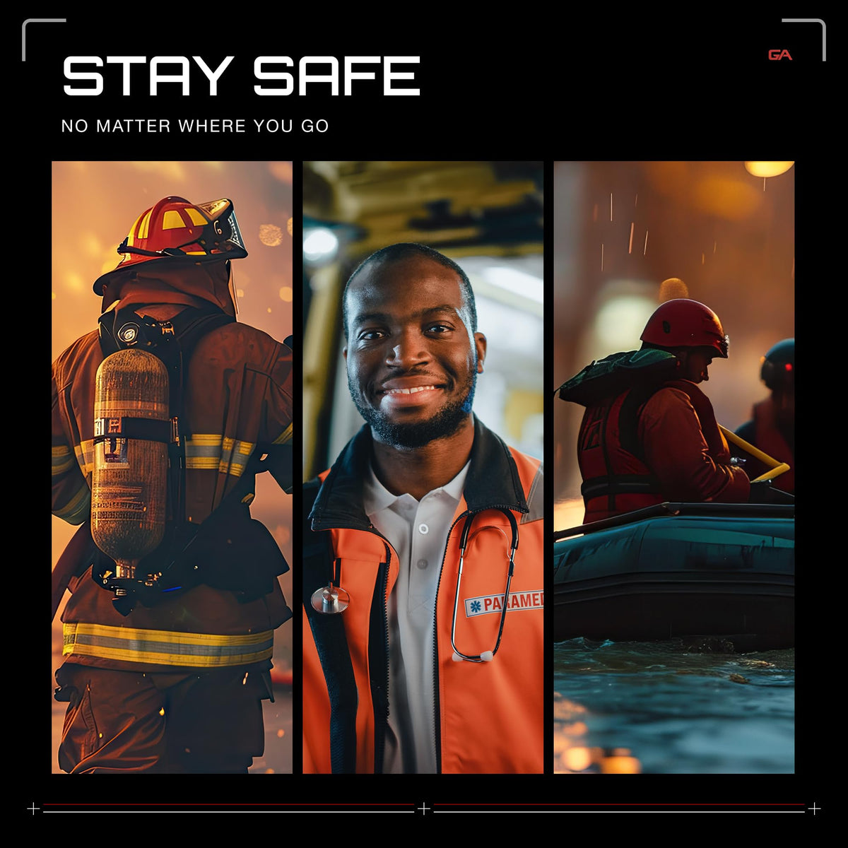 Up to 3+ miles of visibility with 360-degree lighting for safety
