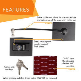 Guardianite refrigerator lock with one-handed operation for quick access.