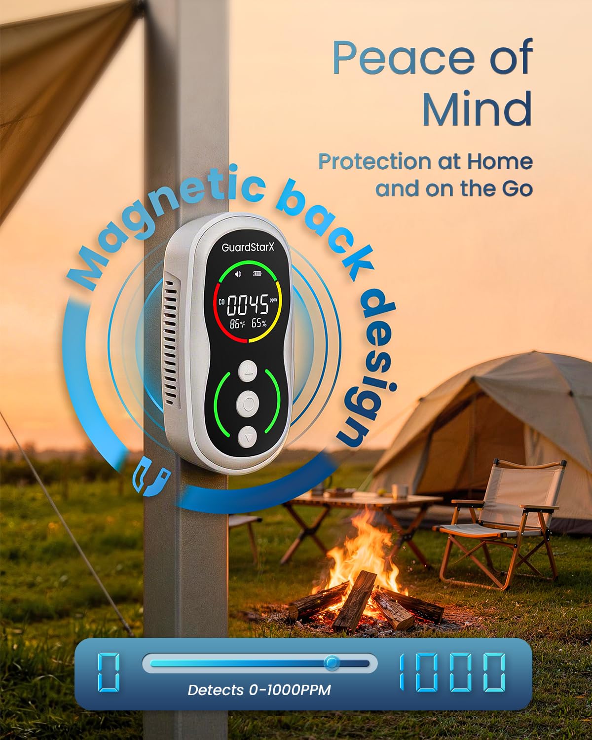 GuardStarX Watcher-S1 magnetic lanyard attachment for hands-free monitoring