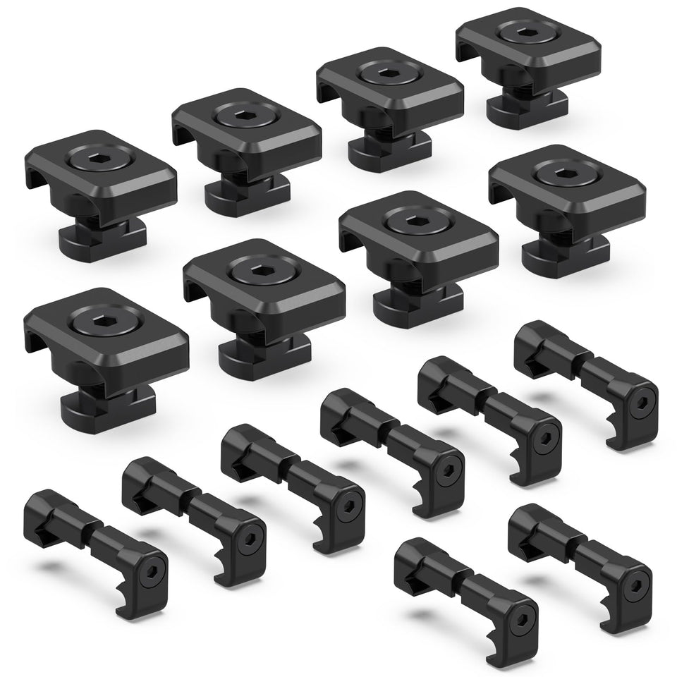 Guardtier pressure switch guide on M-LOK rail keeps cables tidy and secure during use.