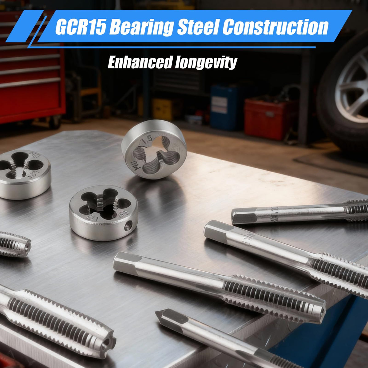 GudeKeen screwdriver included for tool setup and adjustments.