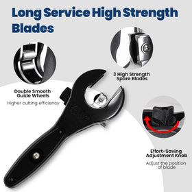 Guforio deburring tool for burr-free pipe finishes