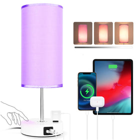 Gugsey multi-function lamp with USB and outlet