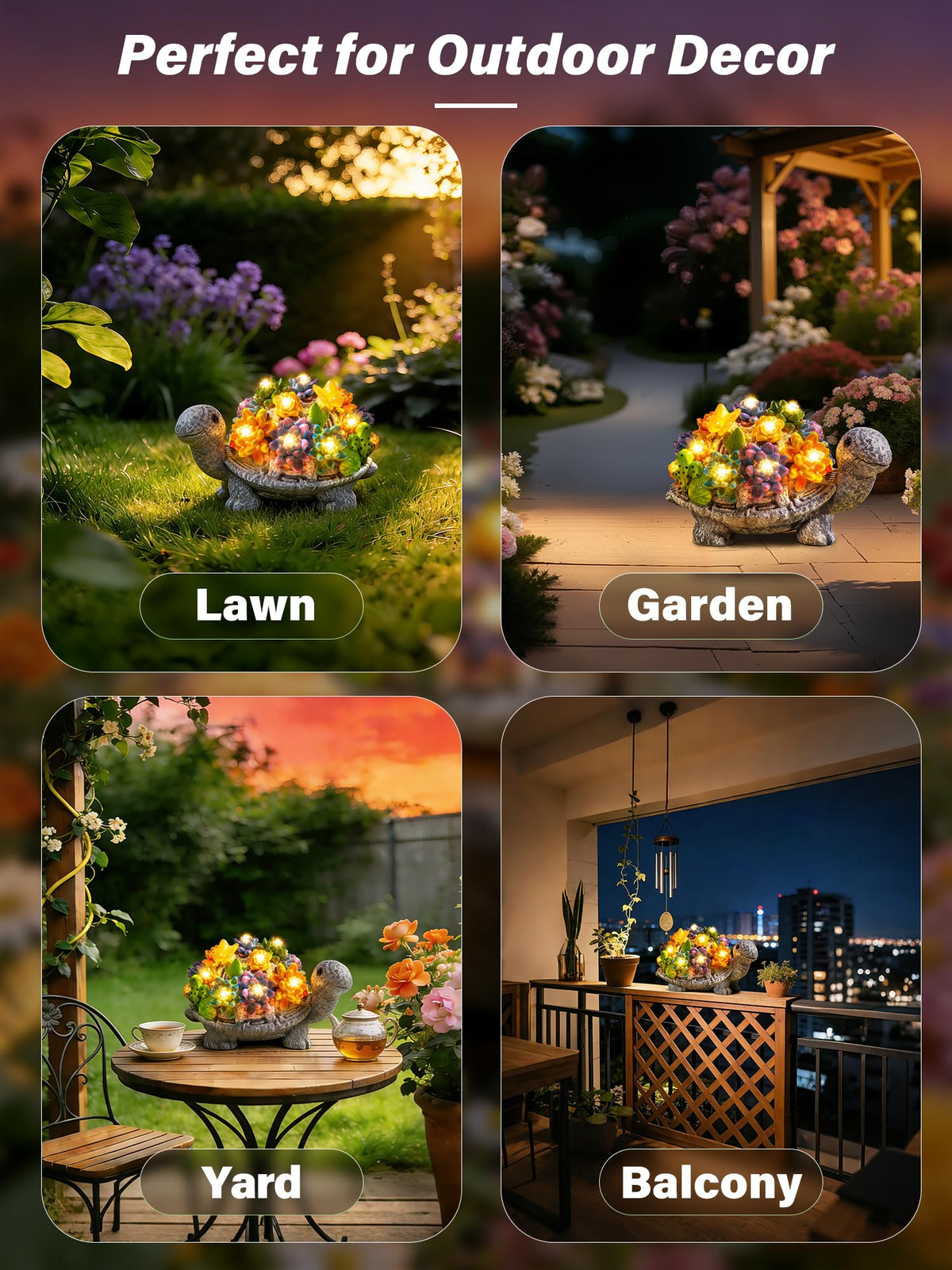 Guhope garden statues come in gift-ready packaging for Mom or garden lovers.