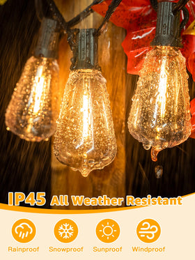 Guhope outdoor lights are waterproof and shatterproof for weather resilience.