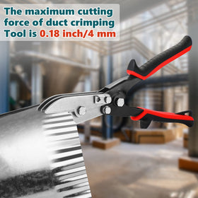 Gulfmew sheet-metal-crimper-depth-control illustrating versatile crimp depth.