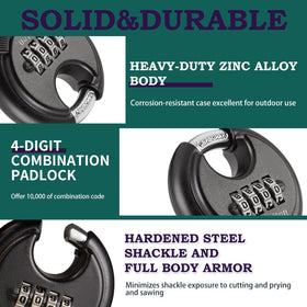 Guliffen 4-digit combination lock enables custom access