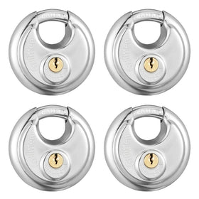 Guliffen keyed-alike storage lock front view; weatherproof security for outdoor sheds.
