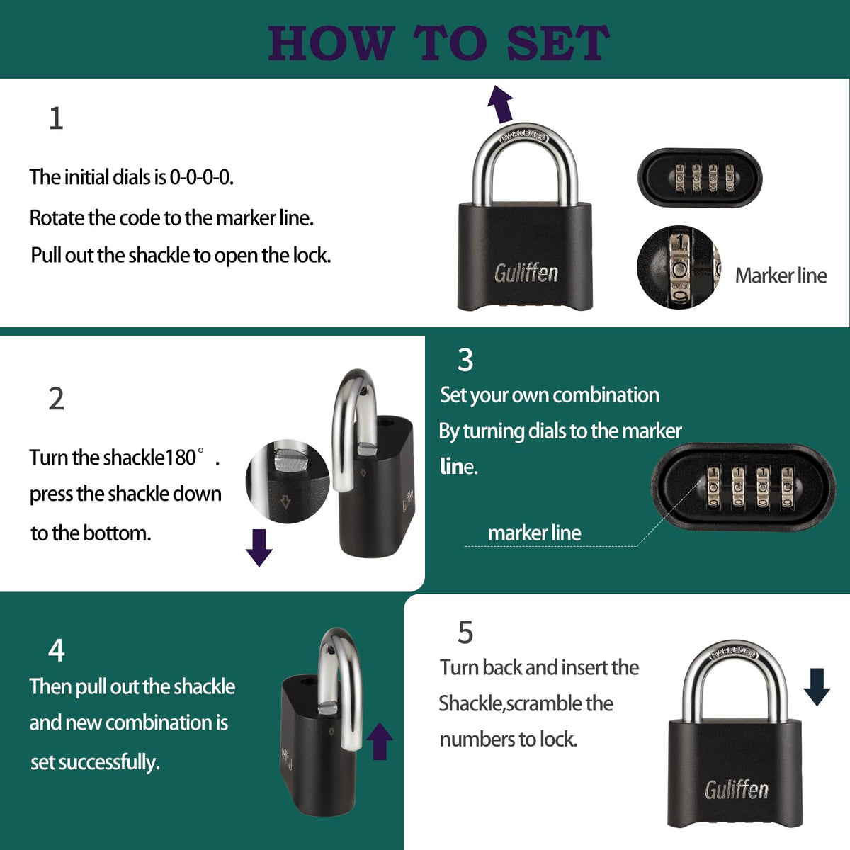 Guliffen weatherproof padlock on a shed door demonstrating outdoor protection