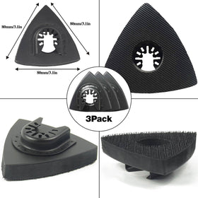 Gulrear three finger sanding pads for controlled detail work.