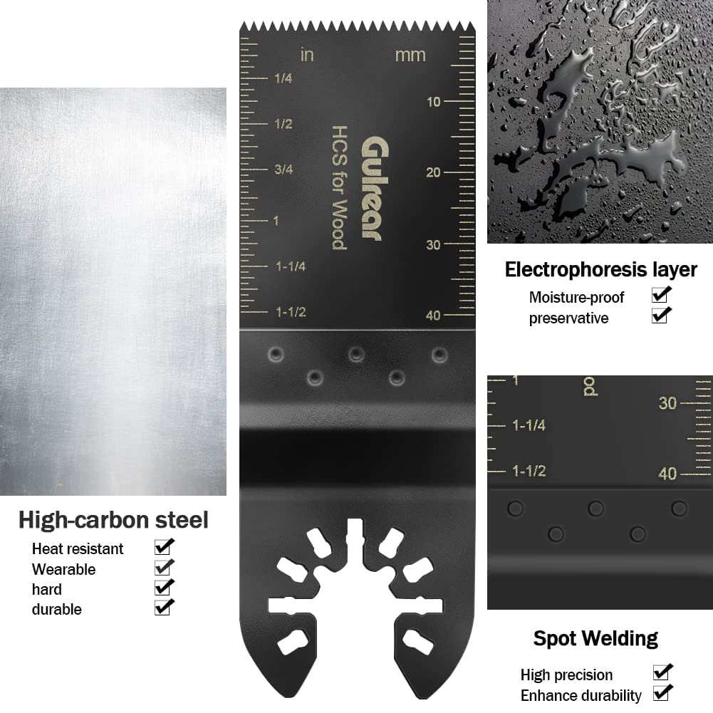 Gulrear universal interface blades fit most brands for easy swaps