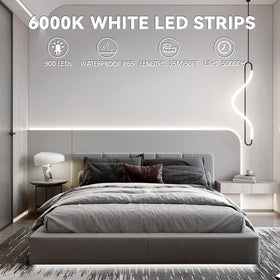 GUOTONG LED strip close-up highlights 900 LEDs for vibrant, even illumination
