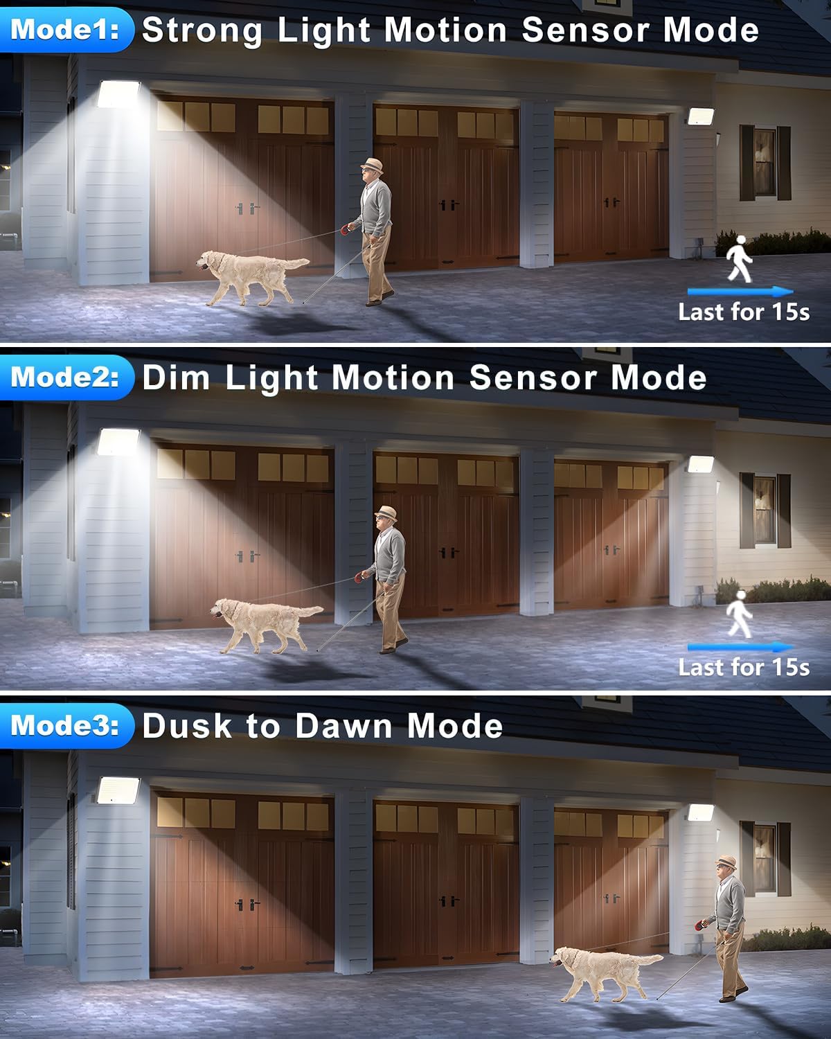 Gusicil easy-install solar lights for quick outdoor setup without wires