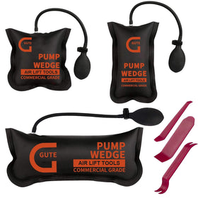 Gute Air Wedge Bag Pump 3-Pack showcasing durable leveling wedges.