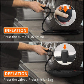 Gute Air Wedge Bag Pump ideal for leveling furniture and cabinets.